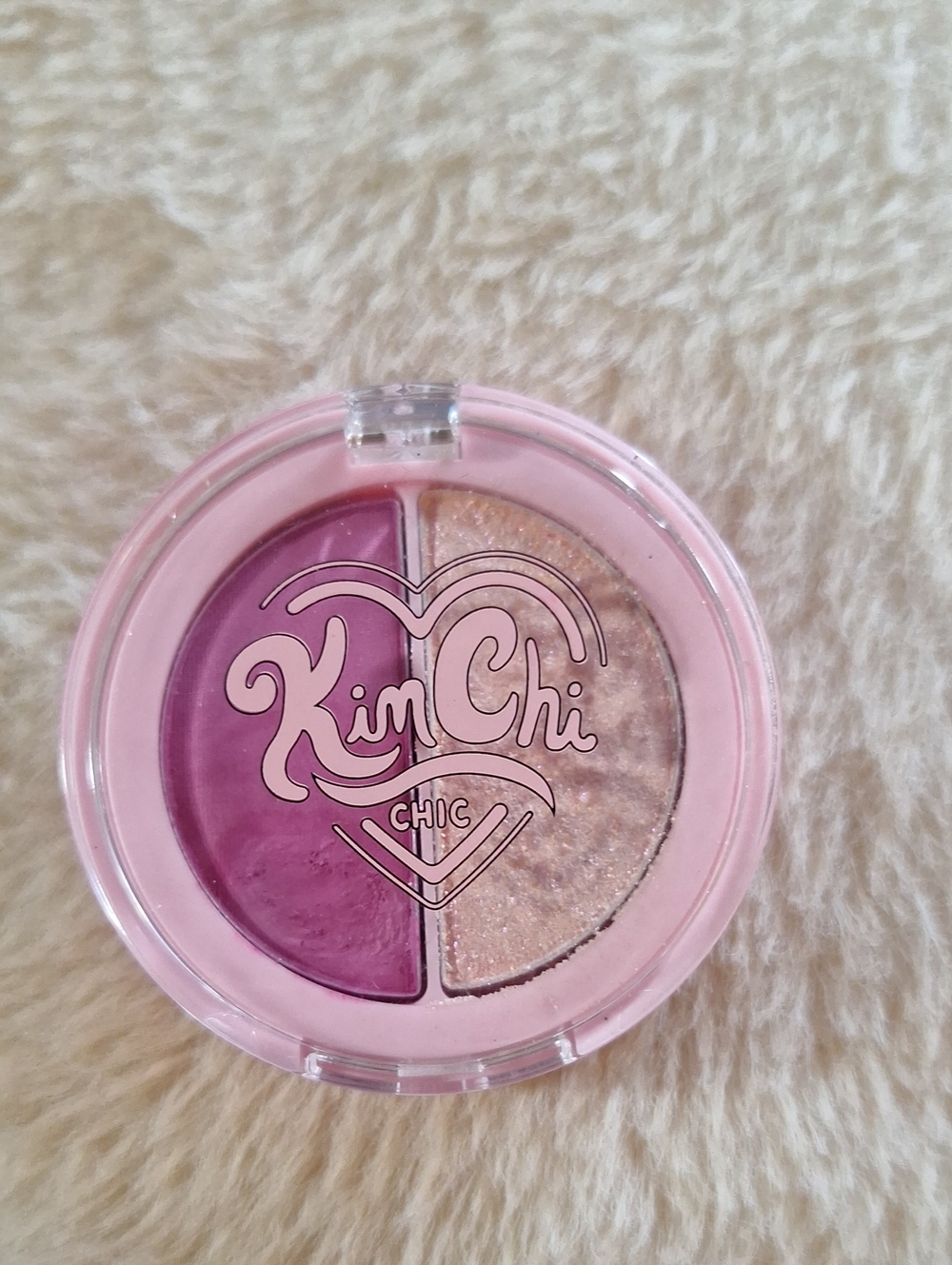 Kimchi Chic Beauty Duo Eyeshadow — Pink Plum & Champagne Shimmer